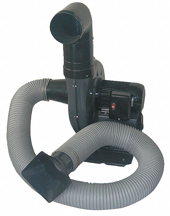 Fume/Smoke Exhauster 9 ft L 5in Dia Hose