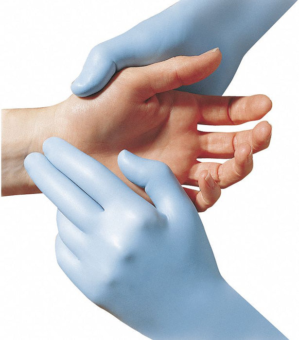 D1825 DisposableGloves LightBlue L Size9 PK50
