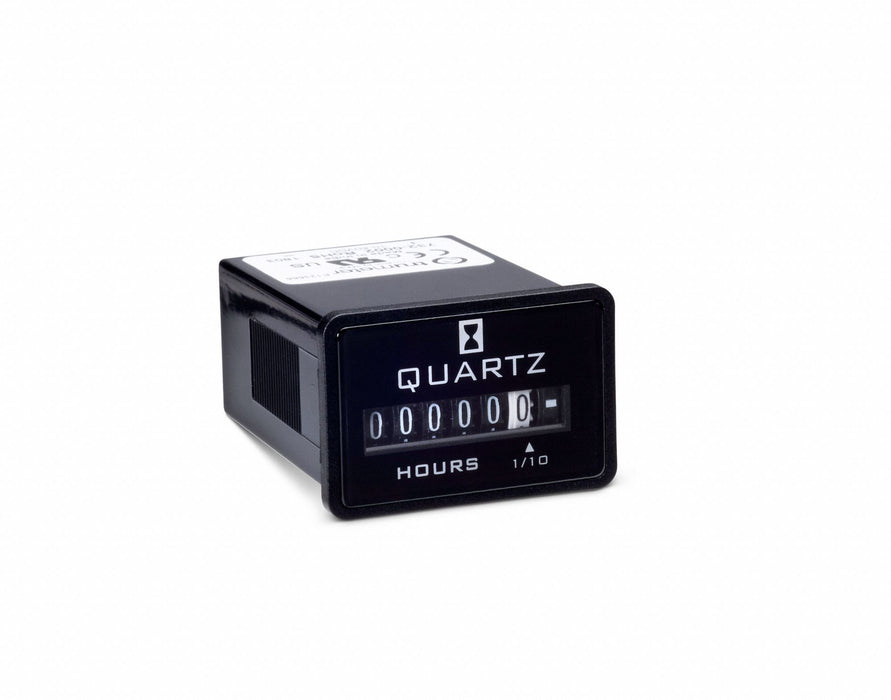 Hour Meter DC 2 Holes Flush Polymer