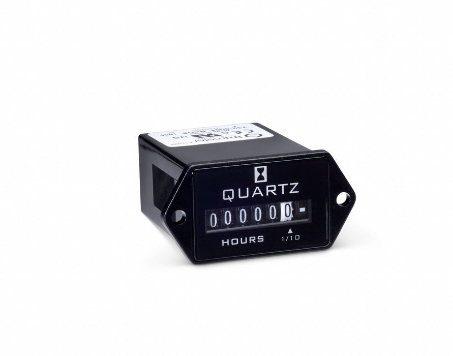 Hour Meter DC Quartz 2-Hole Rectangular