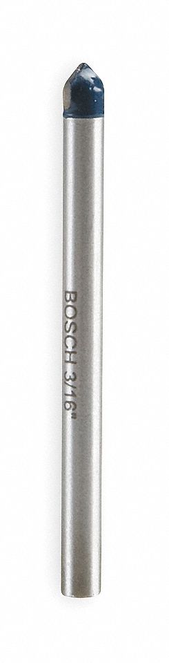 Glass Stone Tile Drill 3/16 Carbide Tip