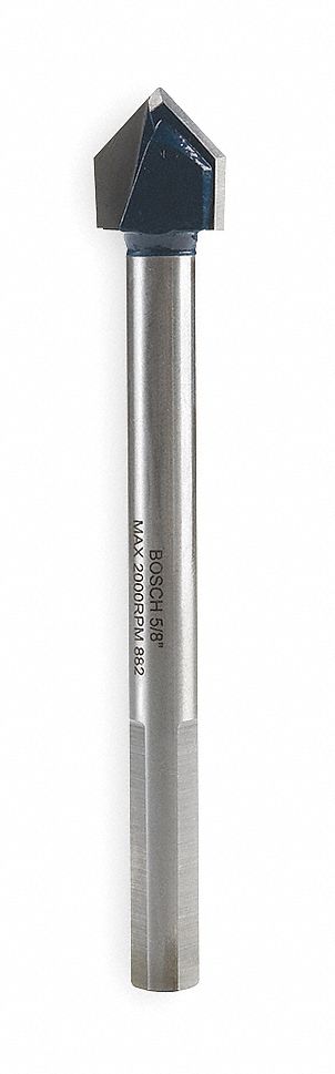 Glass Stone Tile Drill 5/8in Carbide Tip