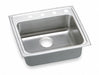Bowl Drop-In Sink 25 x21.25 x5.5 Silver
