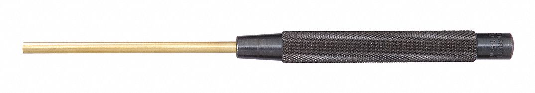 Brass Drive Pin Punch 3/16 In Tip 8 In L