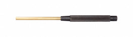 Brass Drive Pin Punch 1/4 In Tip 8 In L