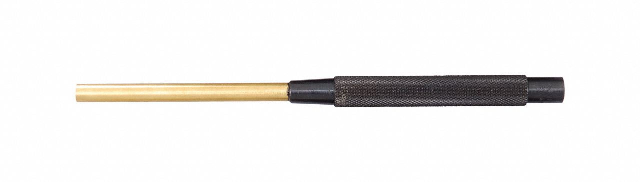 Brass Drive Pin Punch 5/16 In Tip 8 In L