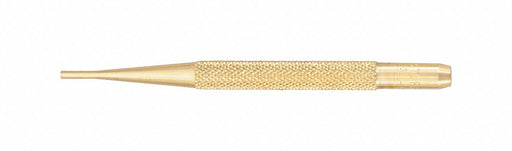 Brass Drive Pin Punch 3/32 In Tip 4 In L
