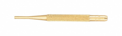 Brass Drive Pin Punch 1/8 In Tip 4 In L