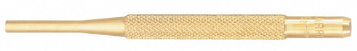 Brass Drive Pin Punch 5/32 In Tip 4 In L