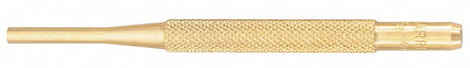 Brass Drive Pin Punch 5/32 In Tip 4 In L