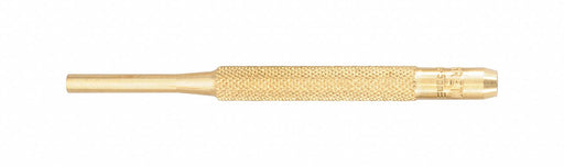 Brass Drive Pin Punch 3/16 In Tip 4 In L