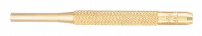 Brass Drive Pin Punch 7/32 In Tip 4 In L