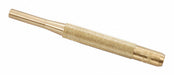 Brass Drive Pin Punch 1/4 In Tip 4 In L