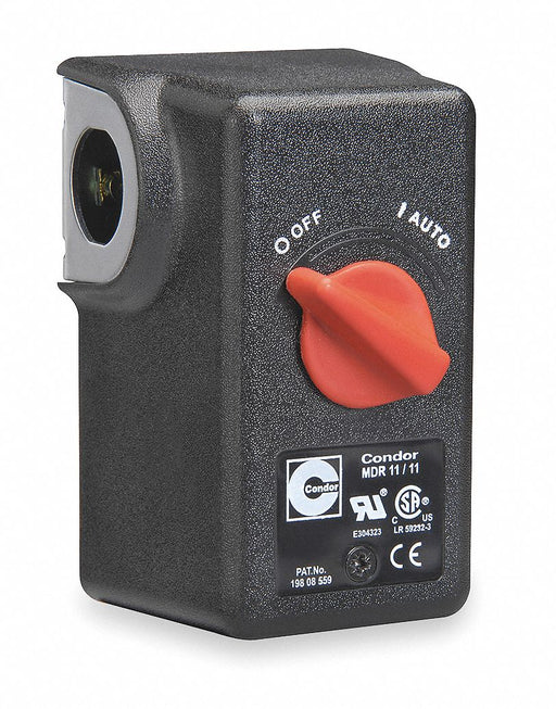 PressureSwitch Auto/Off DPST 40-175psi
