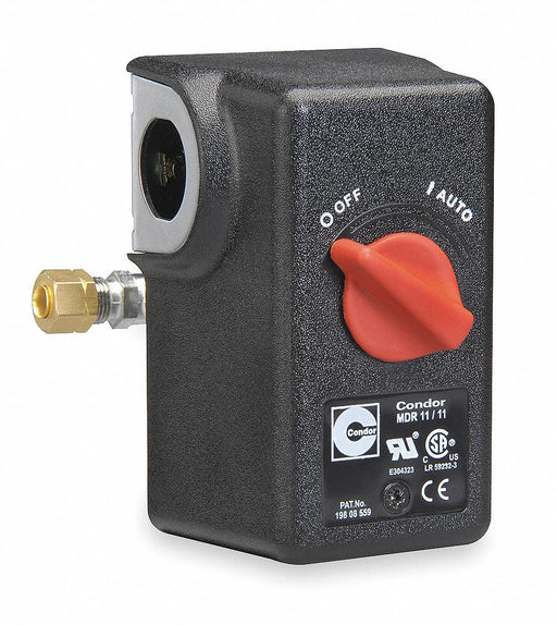PressureSwitch Auto/Off DPST 25-160psi