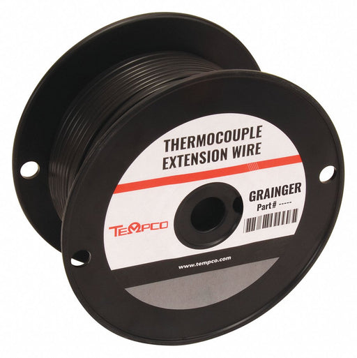 ThermocoupleWire TypeJX 24AWG Blk 100ft