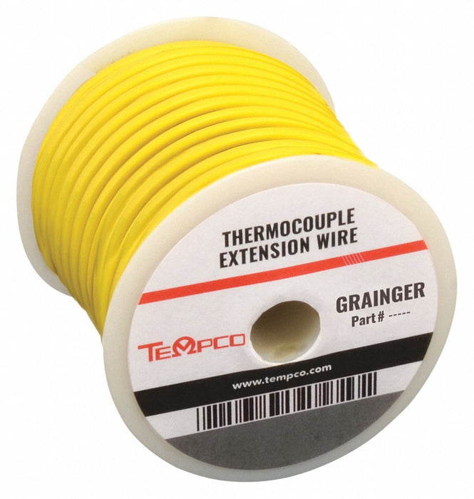 Thermocouple Ext Wire KX 20AWG Yel 250ft