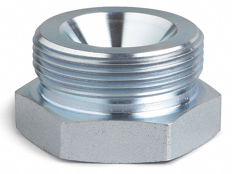 Ground Joint Spud Male 3/4 NPSM Steel