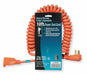 ExtensionCord 10ft Orange 16AWG Coil