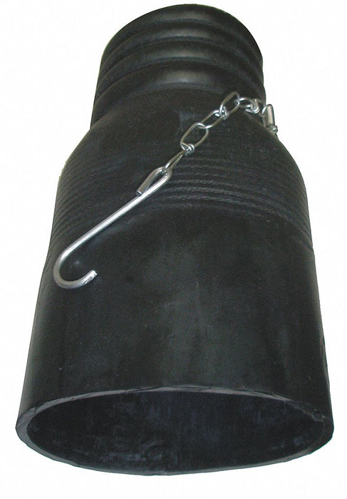 Tailpipe Adapter Rubber 4 1/2 OD 10 L