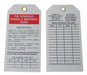 Tag White PVC 5-3/4inH 2-7/8inW PK25