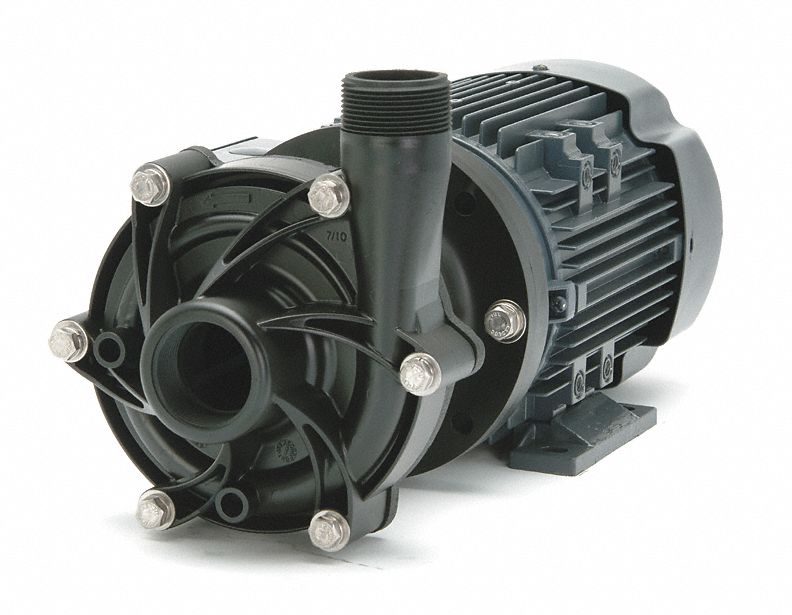 Magnt Drv Pmp 1 1/2in MNPT 3/4hp PVDF