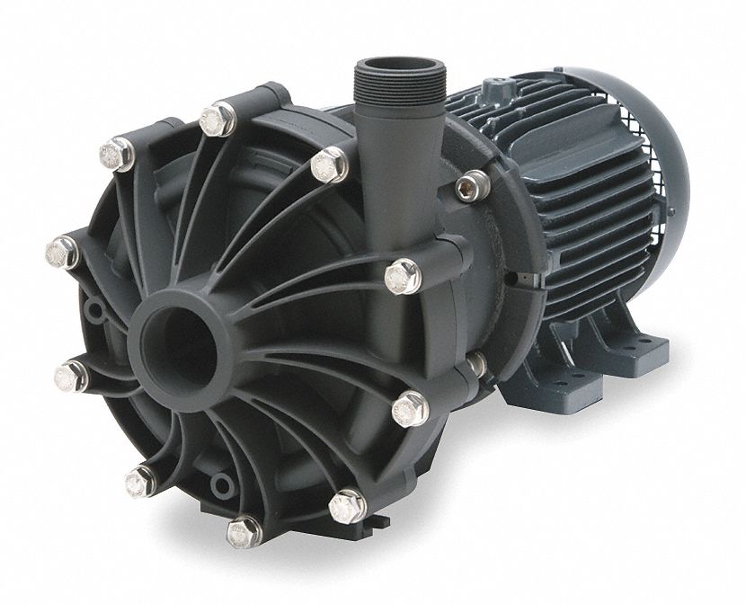 Magnetic Drive Pump 2in MNPT 10hp PVDF
