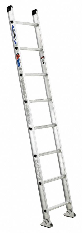 Ladder 8 ft.H 18-1/8 In W Aluminum