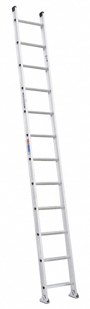 Ladder 12 ft.H 18-1/8 In W Aluminum