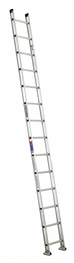 Ladder 14 ft.H 18-1/8 In W Aluminum