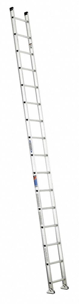Ladder 16 ft.H 18-1/8 In W Aluminum