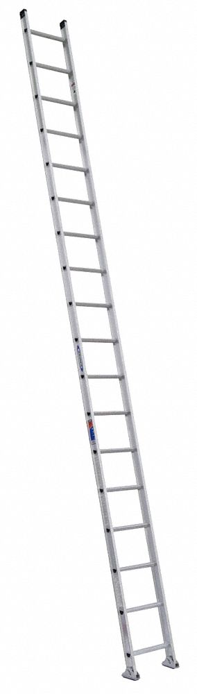 Ladder 18 ft.H 18-1/8 In W Aluminum