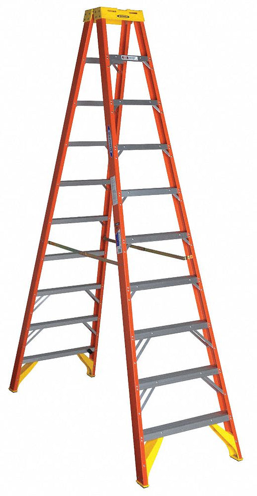 Twin Stepladder Fiberglass IA 10ft T6200