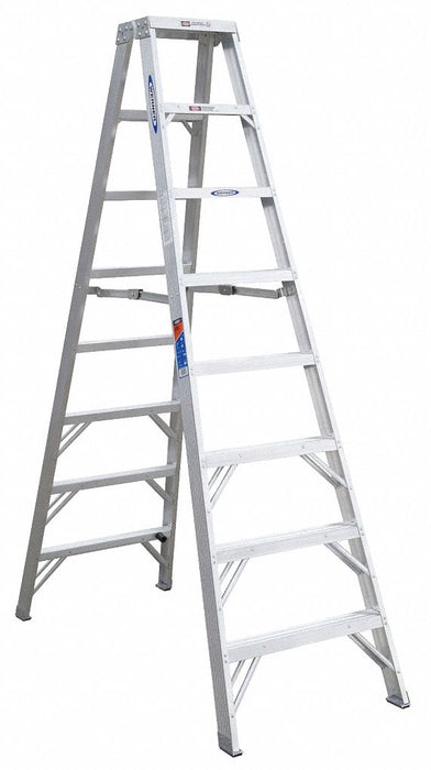 Twin Stepladder Aluminum IA 8 ft T370