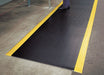 Antifatigue Runner Black YllwBrdr 3x12ft