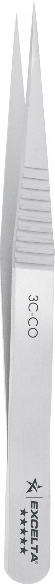 Tweezers Cobalt 4 1/4 L Straight Point