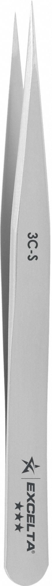 Tweezers SS 4 1/4 L Straight Point