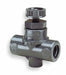 Needle Valve Straight PVC 1/2 in FNPT