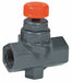 Needle Valve Straight PVC 1/4 in FNPT