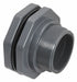 Bulkhead Tank Fitting EPDM 3 7/8 L PVC