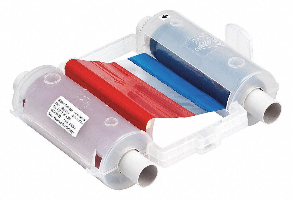 Ribbon Cartridge Red/Blue 200 ft L