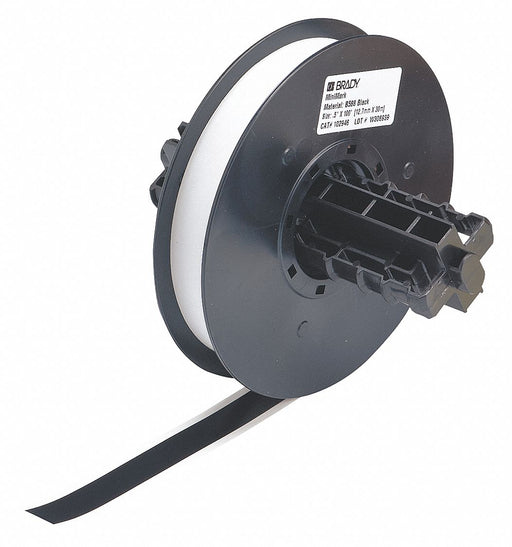 D9026 ContinuousLabelStock Black Gloss 1/2inW