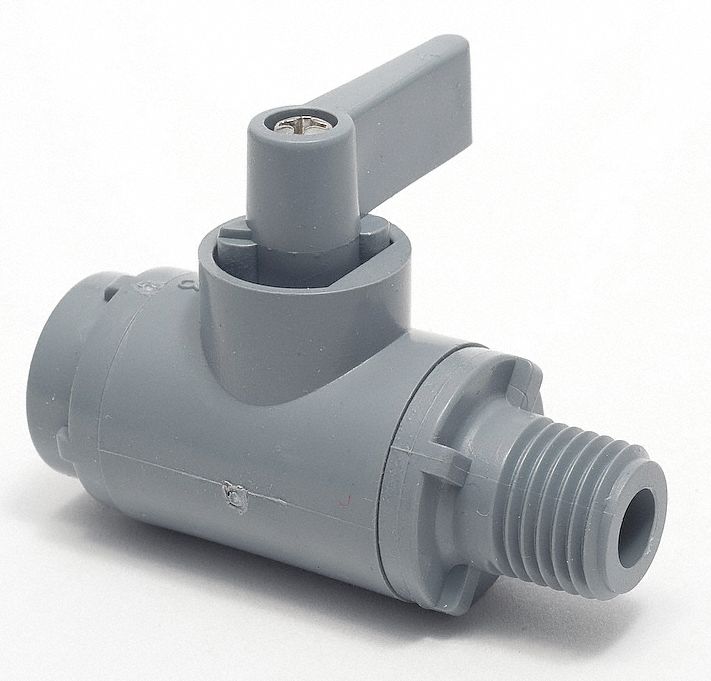 Manual 2-Way Ball Valve NPT PVC