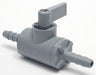 Manual 2-Way Ball Valve Barb PVC