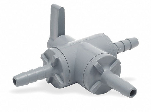 Manual 3-Way Ball Valve 3/8 PVC