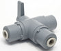 Manual 3-Way Ball Valve 3/8 PVC