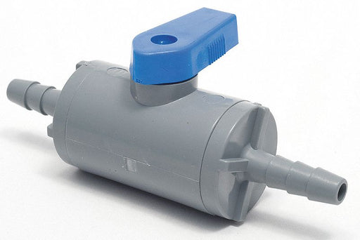 Manual 2-Way Ball Valve Barb PVC