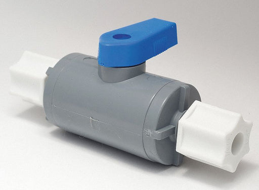 Manual 2-Way Ball Valve Comp PVC