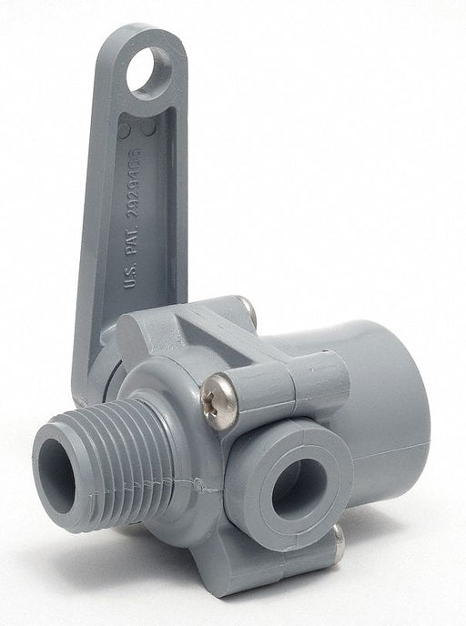 Manual 2-Way Ball Valve NPT PVC