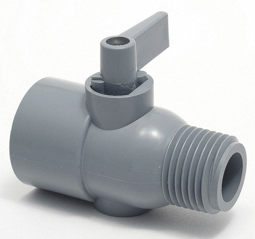 Manual 2-Way Ball Valve NPT PVC